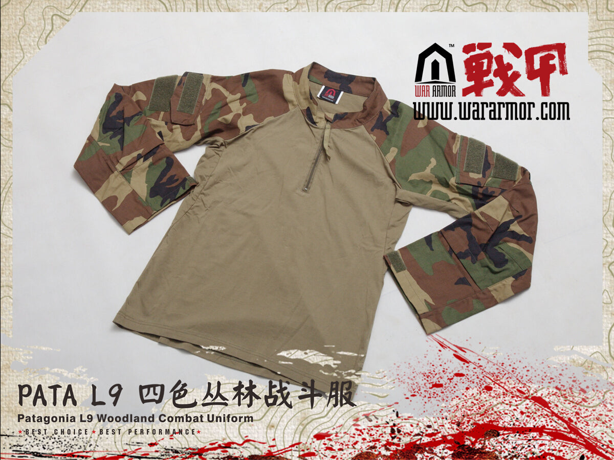 PATA L9 Combat Set Woodland M81 ( MARSOC Raiders Style )-XXL