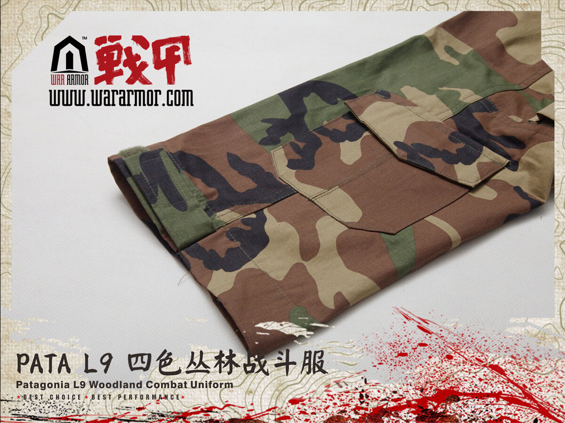 PATA L9 Combat Set Woodland M81 ( MARSOC Raiders Style )-XXL
