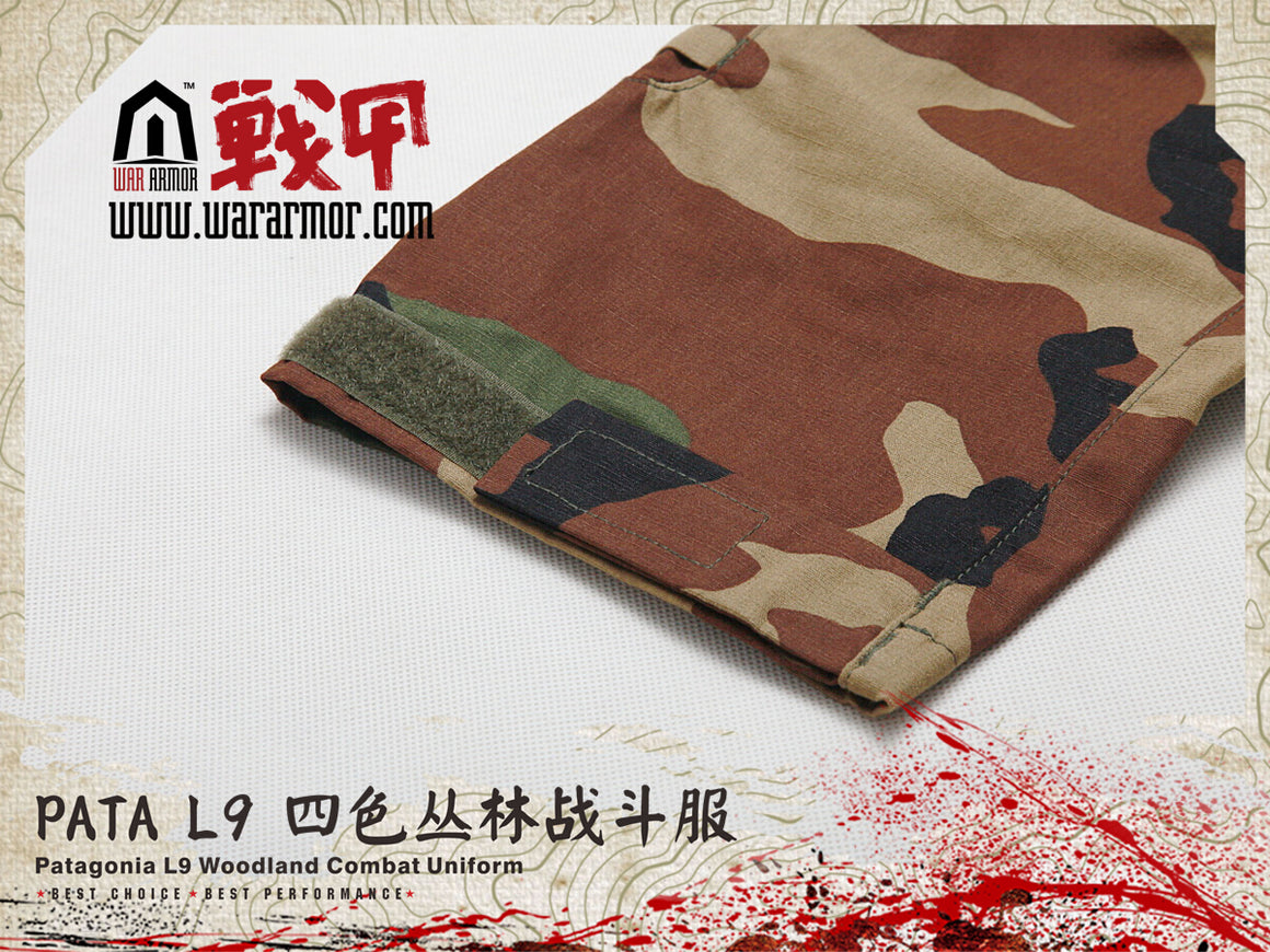 PATA L9 Combat Set Woodland M81 ( MARSOC Raiders Style )-XXL