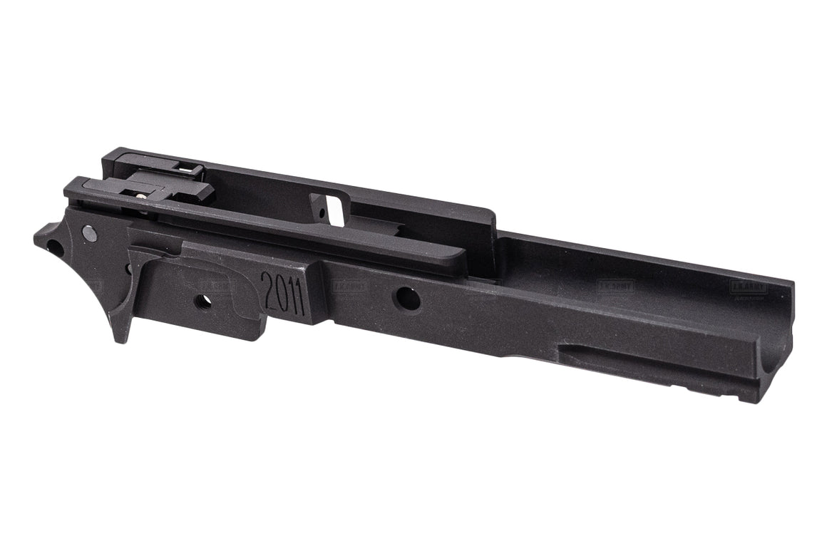 Airsoft Masterpiece AM CNC Aluminum ST* 2011 Style 3.9" Advanced Tactical Frame For Marui TM Hi-Capa GBBP Series -2 Tone