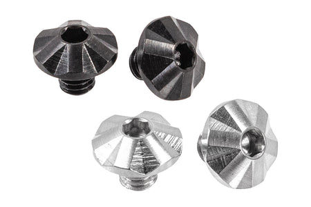 Airsoft Masterpiece AM Version 2 Steel Grip Screws For Marui TM Hi-Capa GBBP Series -Silver