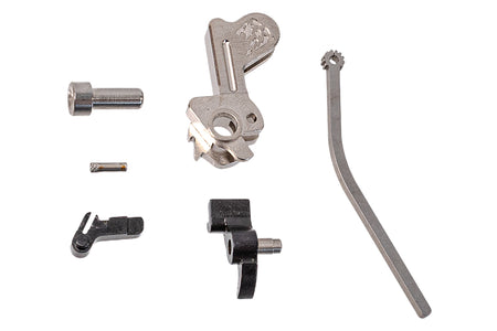 Airsoft Masterpiece AM Steel Limcat Style Hammer & Sear Set For Marui TM Hi-Capa GBBP Series -2 Tone