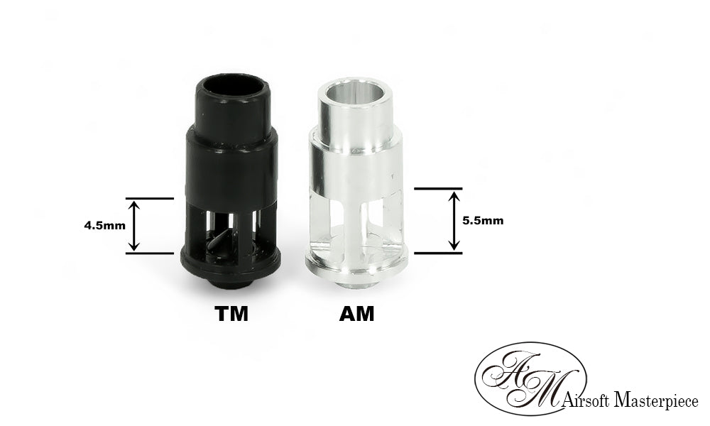 Airsoft Masterpiece AM Aluminum High Flow Nozzle Valve For Tokyo Marui TM Hi-Capa / 1911 / MEU GBBP