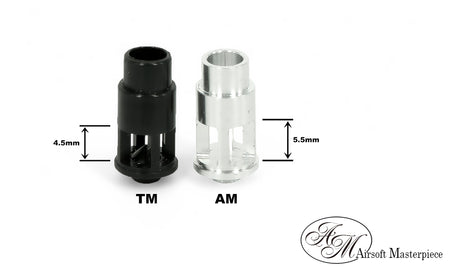 Airsoft Masterpiece AM Aluminum High Flow Nozzle Valve For Tokyo Marui TM Hi-Capa / 1911 / MEU GBBP