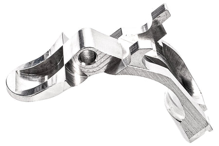 Airsoft Masterpiece AM Steel Grip Safety S Style For Tokyo Marui TM Hi-Capa / 1911 / MEU GBBP-Matte Silver