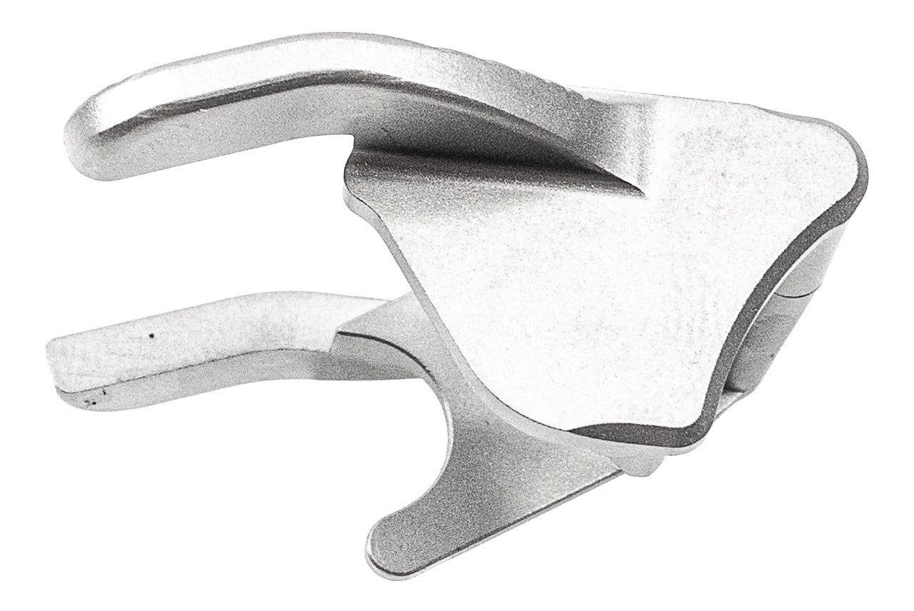 Airsoft Masterpiece AM Steel Thumb Safeties S Style For Tokyo Marui TM Hi-Capa / 1911/ MEU GBBP-Silver