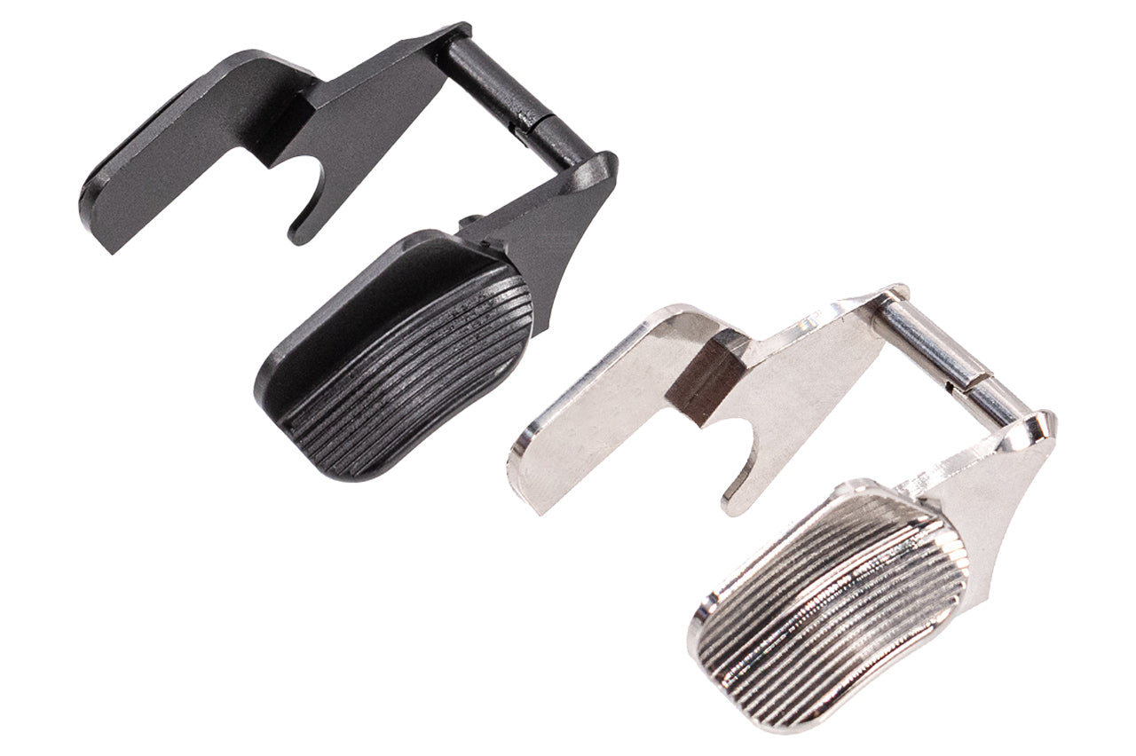 Airsoft Masterpiece AM Steel Mini Shield Thumb Safety For Marui TM Hi-Capa GBBP Series -Silver