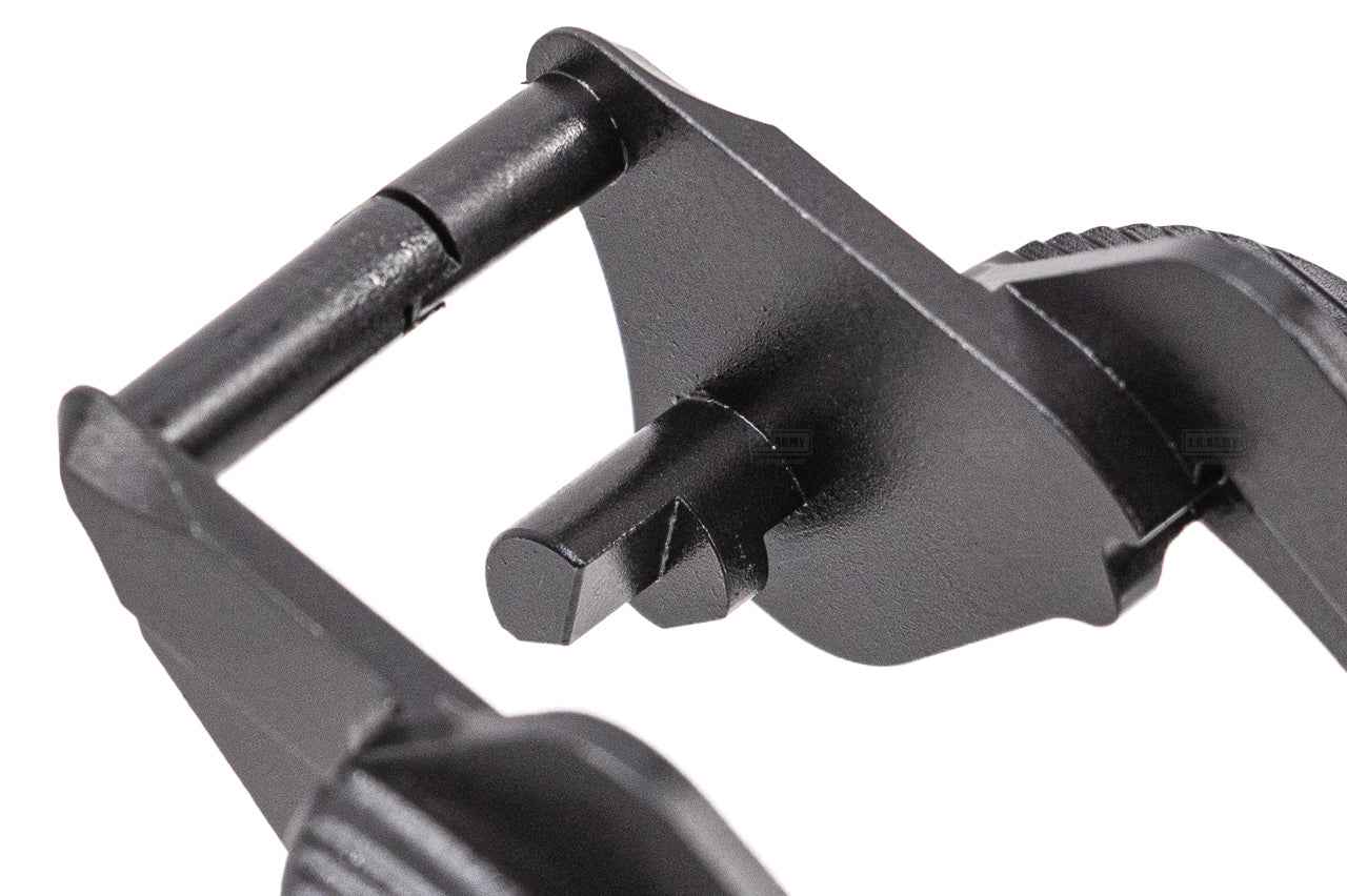 Airsoft Masterpiece AM Steel Mini Shield Thumb Safety For Marui TM Hi-Capa GBBP Series -Silver