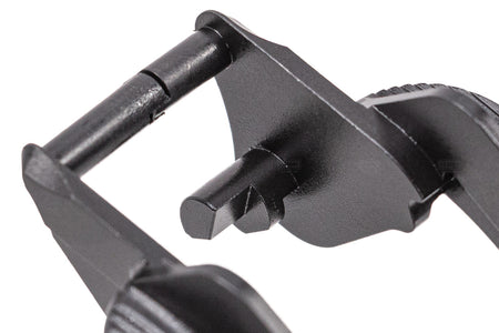 Airsoft Masterpiece AM Steel Mini Shield Thumb Safety For Marui TM Hi-Capa GBBP Series -Silver