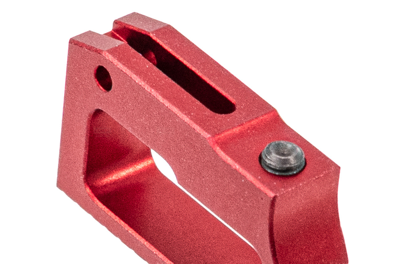 Airsoft Masterpiece AM Aluminum Adjustable Straight Trigger Type 17 For Marui TM Hi-Capa GBBP Series -Silver