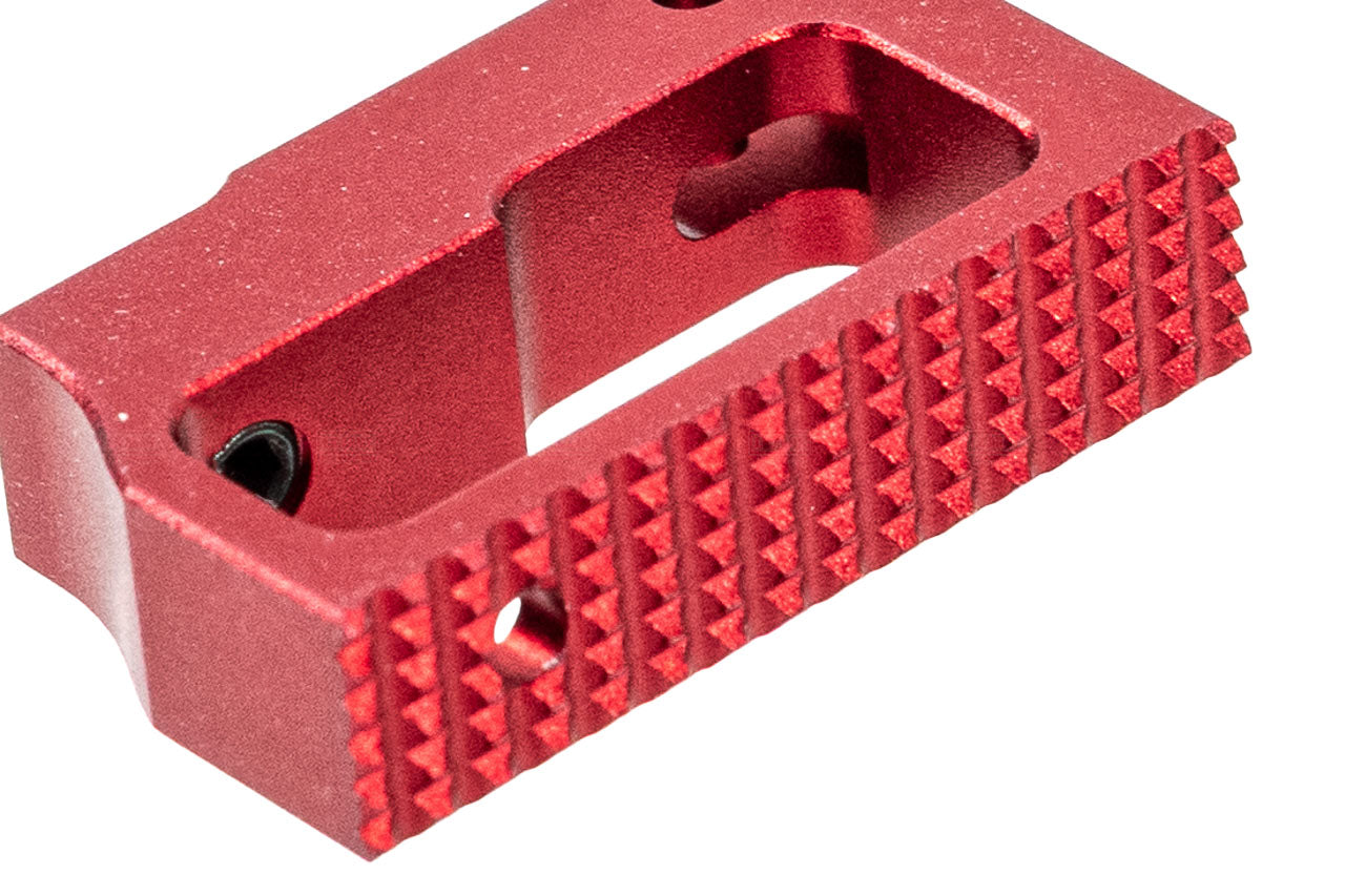 Airsoft Masterpiece AM Aluminum Adjustable Straight Trigger Type 17 For Marui TM Hi-Capa GBBP Series -Silver