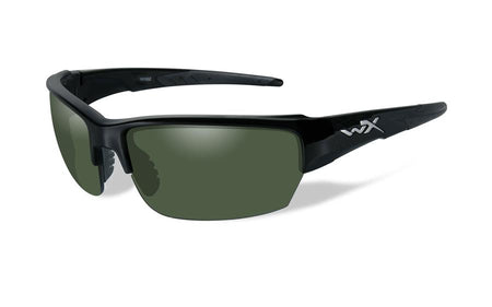 WILEY X SAINT POL Green Lens/Gloss Black Frame Shooting Glasses ( American Sniper Film Actor Style )