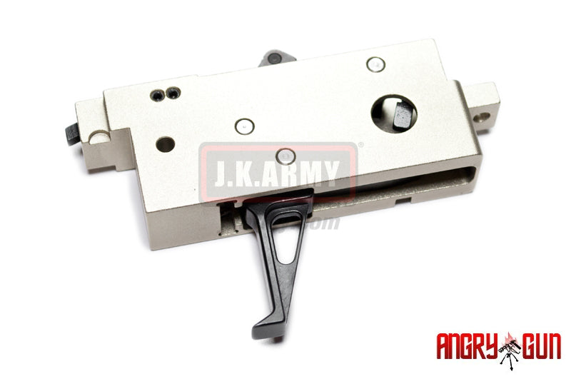 Angry Gun CNC Adjustable Competitive Trigger Box for WE M4 GBB ( Black Trigger )