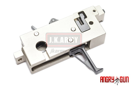 Angry Gun CNC Adjustable Competitive Trigger Box for WE M4 GBB ( Black Trigger )