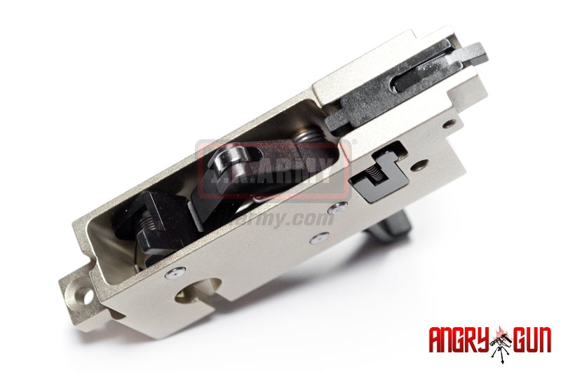 Angry Gun CNC Adjustable Competitive Trigger Box for WE M4 GBB ( Black Trigger )