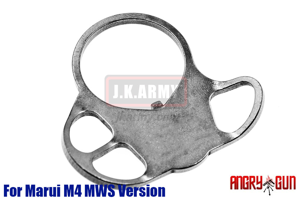 Angry Gun MK18 CQD Rear Sling Mount End Plate - Marui TM M4 MWS GBB Version