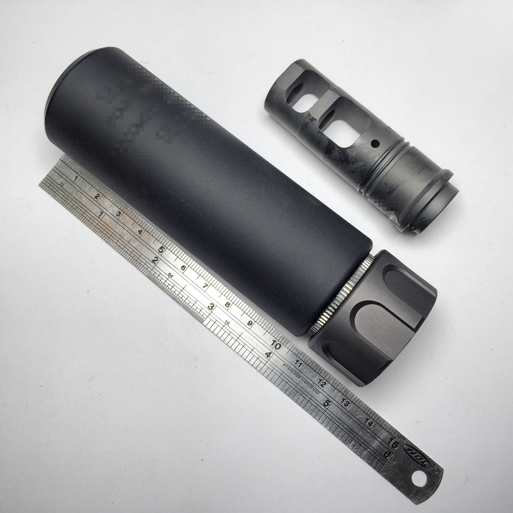 Angry Gun Socom556 Mini Mock Dummy Barrel Extension with Flash Hider ( 14CCW ) Short ( DE )