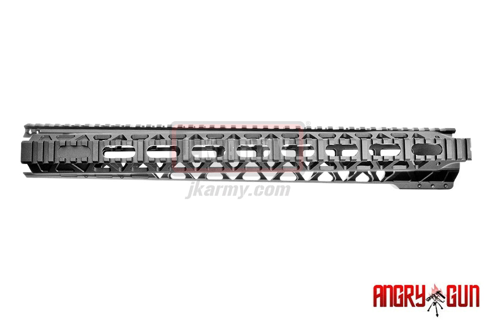 Angry Gun WCRS Style GEN2 Ver. M-LOK Rail System for M4 GBB and AEG - 16.2inch( Black )