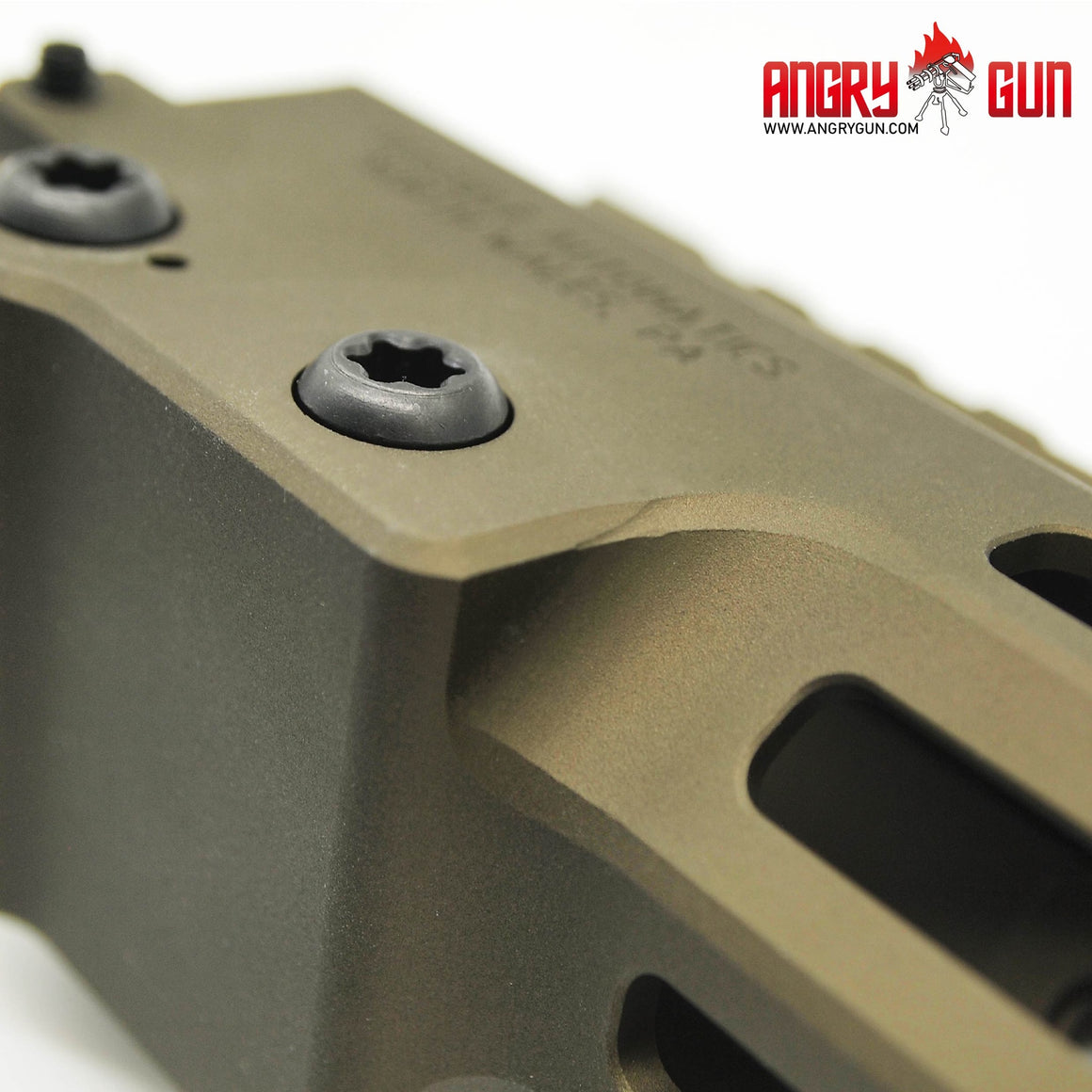 Angry Gun MK16 M-LOK 10.5 Rail Airsoft Ver. ( for AEG / GBB / PTW / MWS )-DDC ( Desert Dirt Color )-9.3 inch