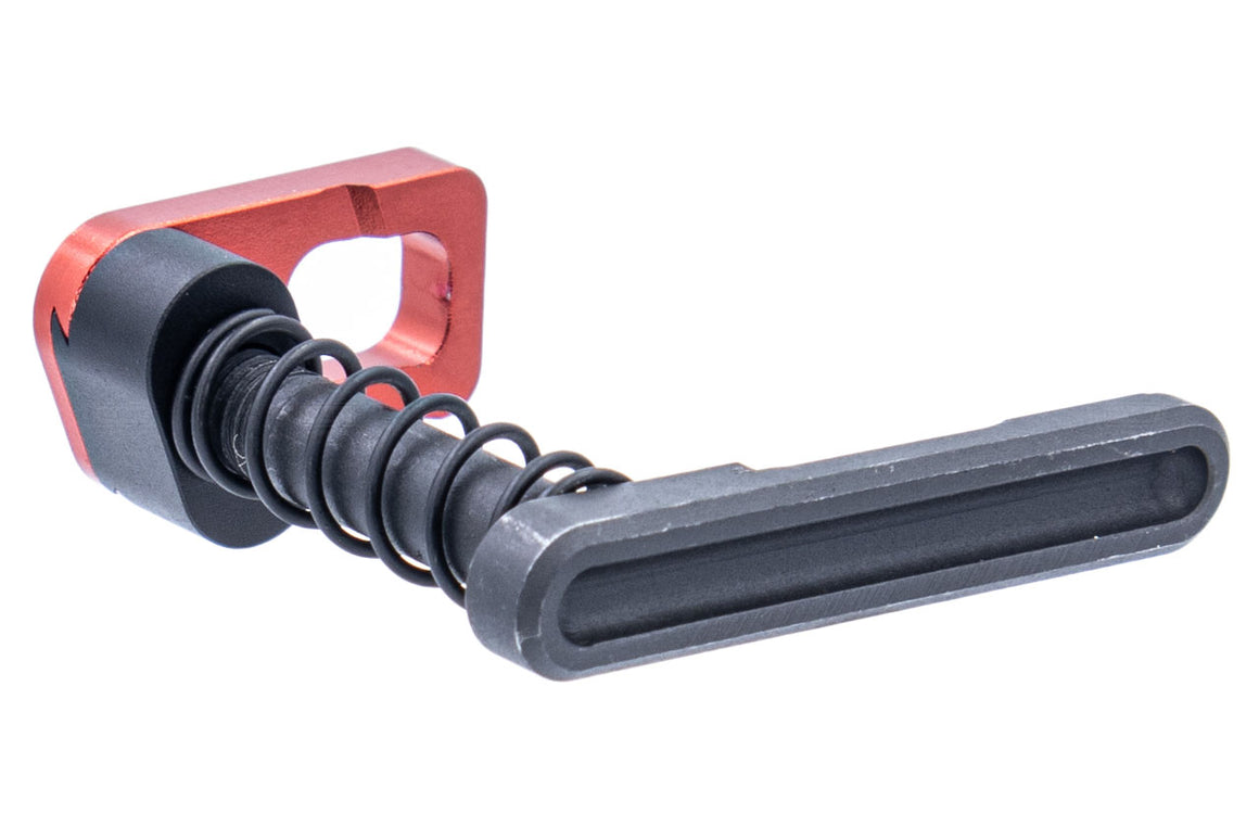 Alpha Magazine Catch Set ( B Type ) for Systema PTW M4 Series-Silver