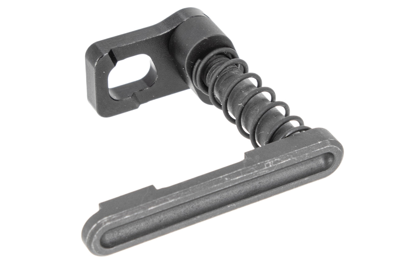 Alpha Magazine Catch Set ( B Type ) for Systema PTW M4 Series-Silver