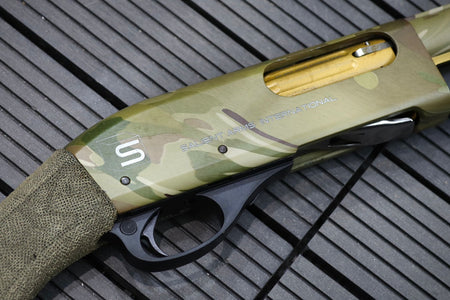 EMG SAI Multicam M870 CAM Airsoft Shell Ejection Pump Action Shotgun  ( Salient Arms International Licensed ) ( APS CAM870 MK3 MKIII Design )