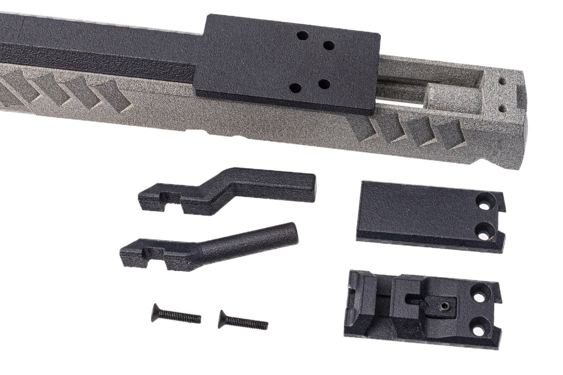 Aiming Rev 3D Printed Alien Style Open 6" Slide Set For Marui TM Hi-Capa GBBP Series