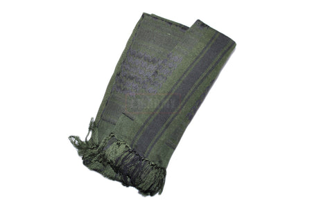 Arab Shemagh Keffiyeh Scarf ( Green Black )