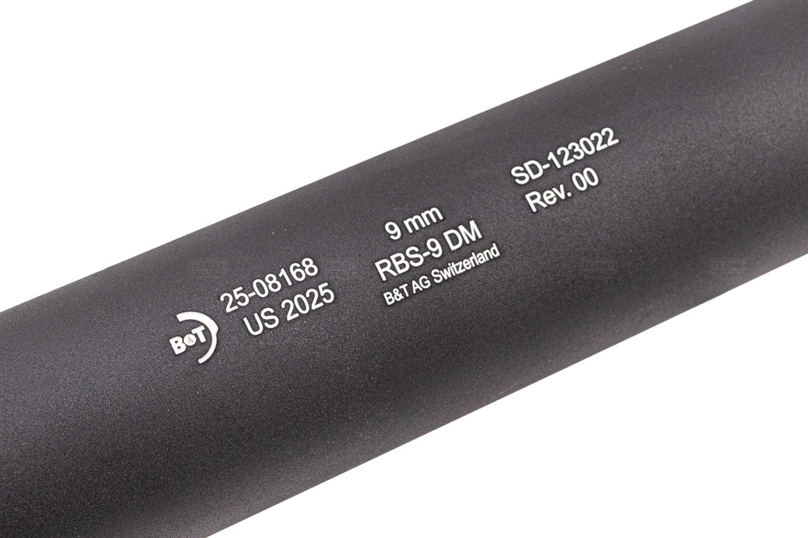 Archwick B&T Air Licensed RBS-9 14mm CCW Direct Mount Dummy Airsoft Barrel Extension