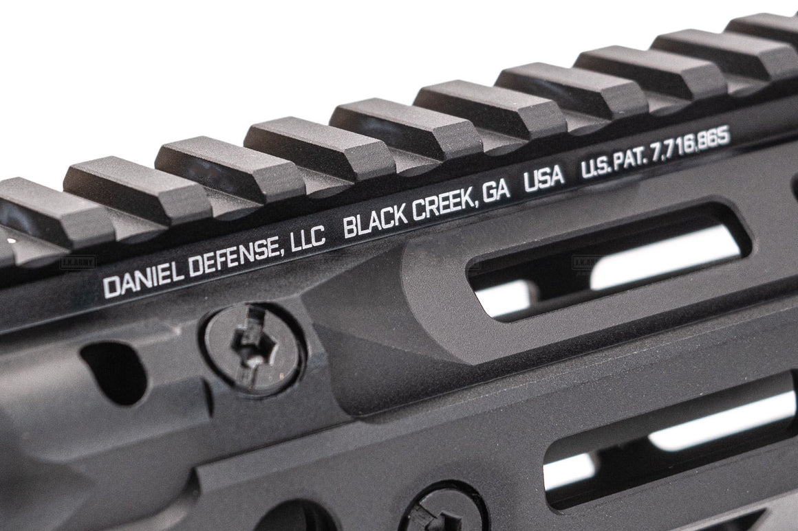 EMG Daniel Defense Licensed 10.5" RIS III M-LOK Handguard & Outer Barrel Set For GHK M4 GBBR / Marui TM MWS GBBR Series -FDE-TM M4 MWS GBB