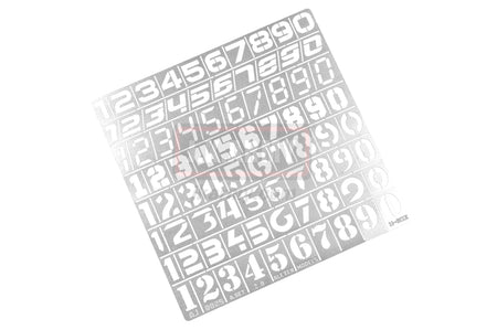 Armor Number Text Style Camouflage Paint Cover ( Free Shipping )