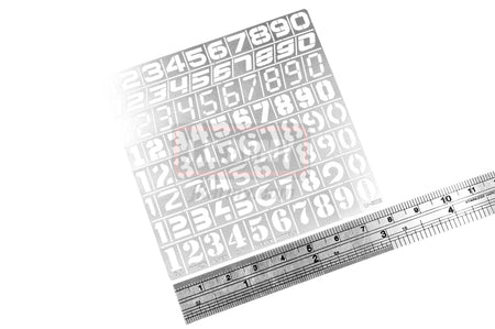 Armor Number Text Style Camouflage Paint Cover ( Free Shipping )