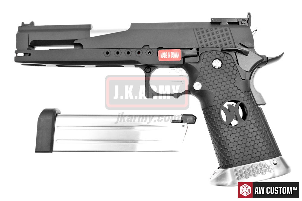 ARMORER WORKS AW Hi Capa 6Inch Dragon with Scope Mount & Cocking Handle Kit ( BK )