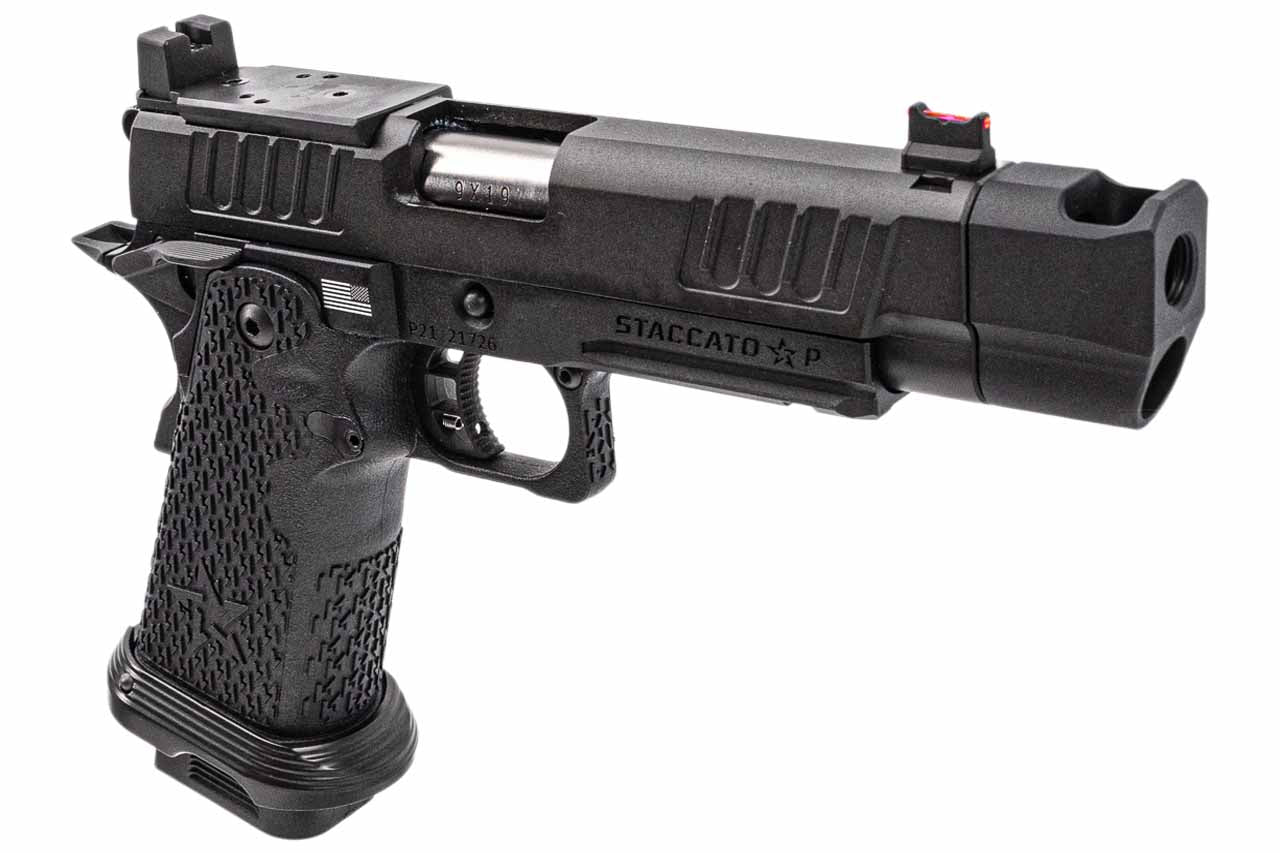 EMG Staccato Licensed P 2011 With Compensator Hi-Capa GBB Pistol Airsoft ( by ARMY PLUS X T8 )