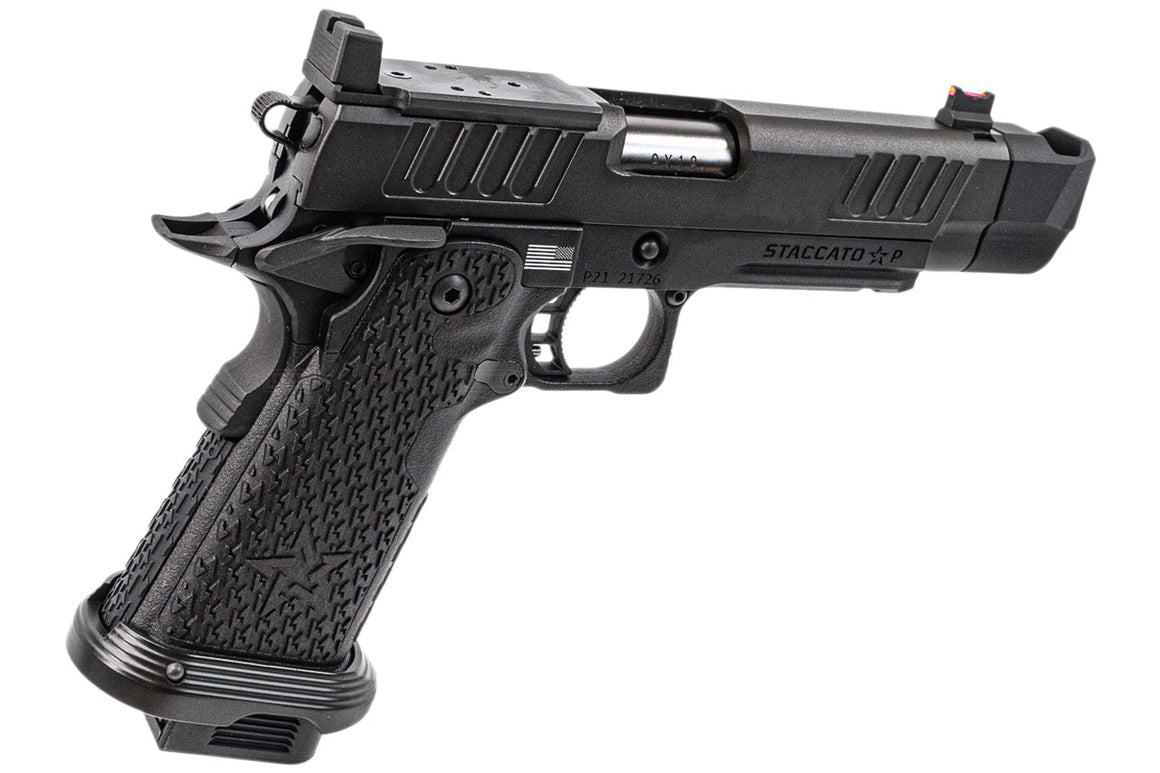 EMG Staccato Licensed P 2011 With Compensator Hi-Capa GBB Pistol Airsoft ( by ARMY PLUS X T8 )