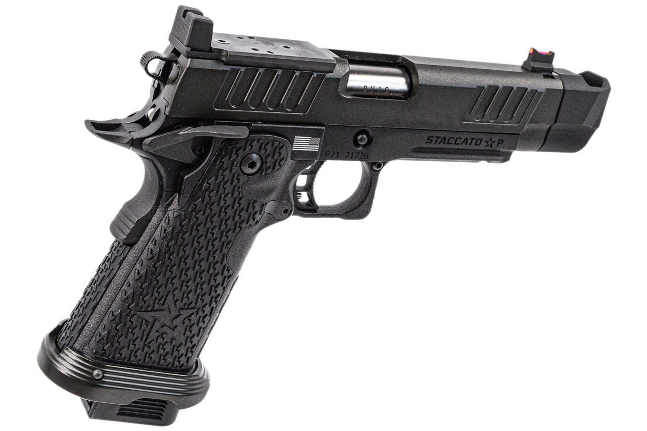 EMG Staccato Licensed P 2011 With Compensator Hi-Capa GBB Pistol Airsoft ( by ARMY PLUS X T8 )