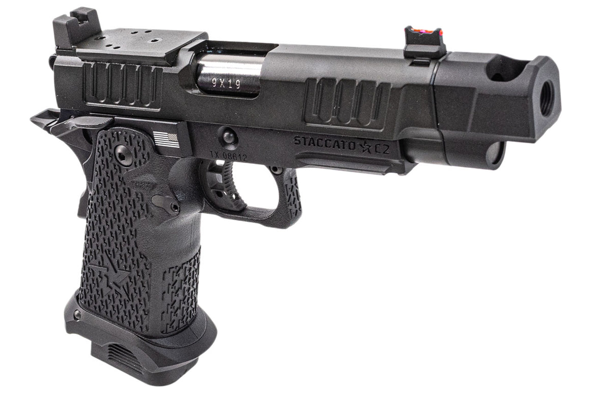EMG Staccato Licensed C2 2011 With Compensator Hi-Capa GBB Pistol Airsoft ( by ARMY PLUS X T8 )