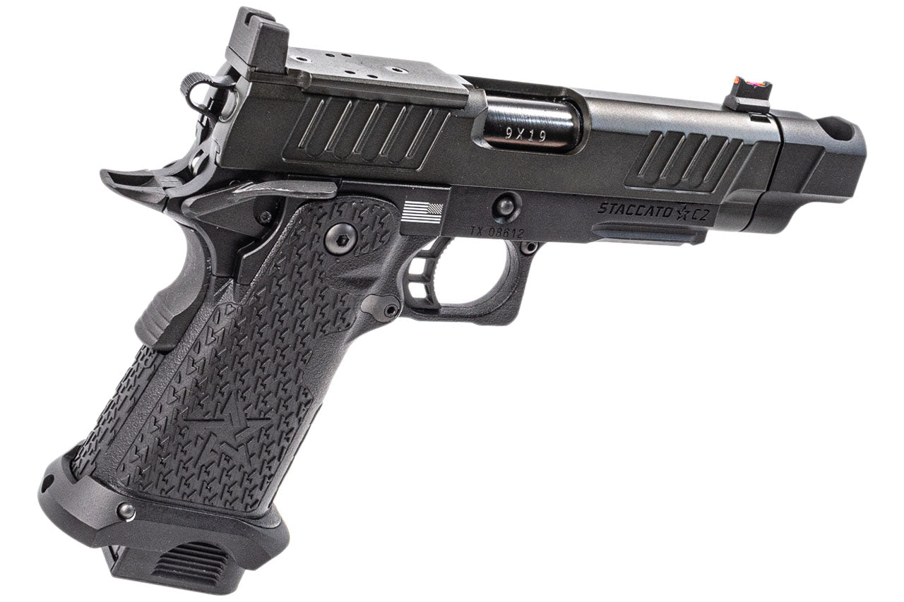 EMG Staccato Licensed C2 2011 With Compensator Hi-Capa GBB Pistol Airsoft ( by ARMY PLUS X T8 )