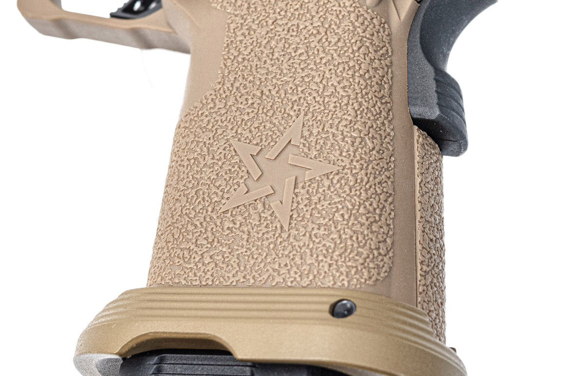 EMG Staccato Licensed C2 2011 B Grip Hi-Capa GBB Pistol Airsoft ( FDE ) ( by ARMY PLUS )