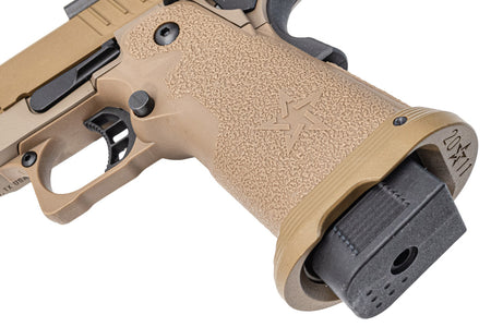 EMG Staccato Licensed C2 2011 B Grip Hi-Capa GBB Pistol Airsoft ( FDE ) ( by ARMY PLUS )