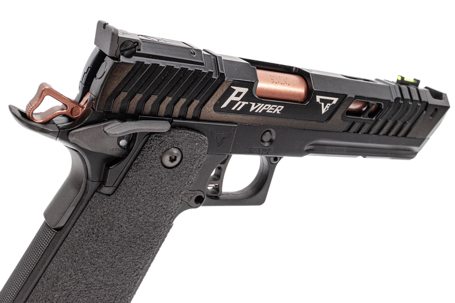 ARMY TTI Licensed JW4 Pit Viper Hi-Capa GBB Pistol Airsoft  ( Standard Version ) ( Licensed by Taran Tactical Innovations ) ( John Wick )