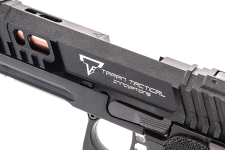 ARMY TTI Licensed JW4 Pit Viper CNC Aluminum 7075 Slide Hi-Capa GBB Pistol Airsoft  ( Steel Internal Parts Version ) ( Black R614 ) ( Licensed by Taran Tactical Innovations ) ( John Wick )