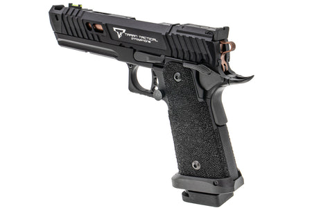 ARMY TTI Licensed JW4 Pit Viper CNC Aluminum 7075 Slide Hi-Capa GBB Pistol Airsoft  ( Steel Internal Parts Version ) ( Black R614 ) ( Licensed by Taran Tactical Innovations ) ( John Wick )