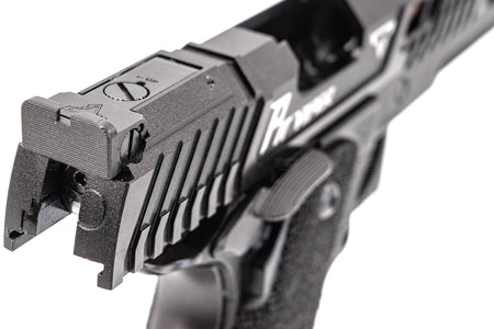 ARMY TTI Licensed JW4 Pit Viper CNC Aluminum 7075 Slide Hi-Capa GBB Pistol Airsoft  ( Steel Internal Parts Version ) ( Black R614 ) ( Licensed by Taran Tactical Innovations ) ( John Wick )