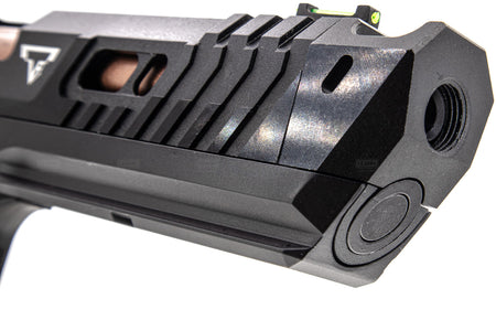 ARMY TTI Licensed JW4 Pit Viper CNC Aluminum 7075 Slide Hi-Capa GBB Pistol Airsoft  ( Steel Internal Parts Version ) ( Black R614 ) ( Licensed by Taran Tactical Innovations ) ( John Wick )