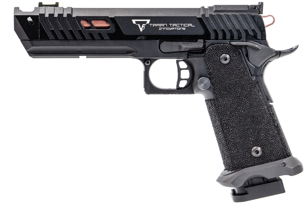 ARMY TTI Licensed JW4 Pit Viper CNC Aluminum 7075 Slide Hi-Capa GBB Pistol Airsoft  ( Steel Internal Parts Version ) ( Black R614 ) ( Licensed by Taran Tactical Innovations ) ( John Wick )
