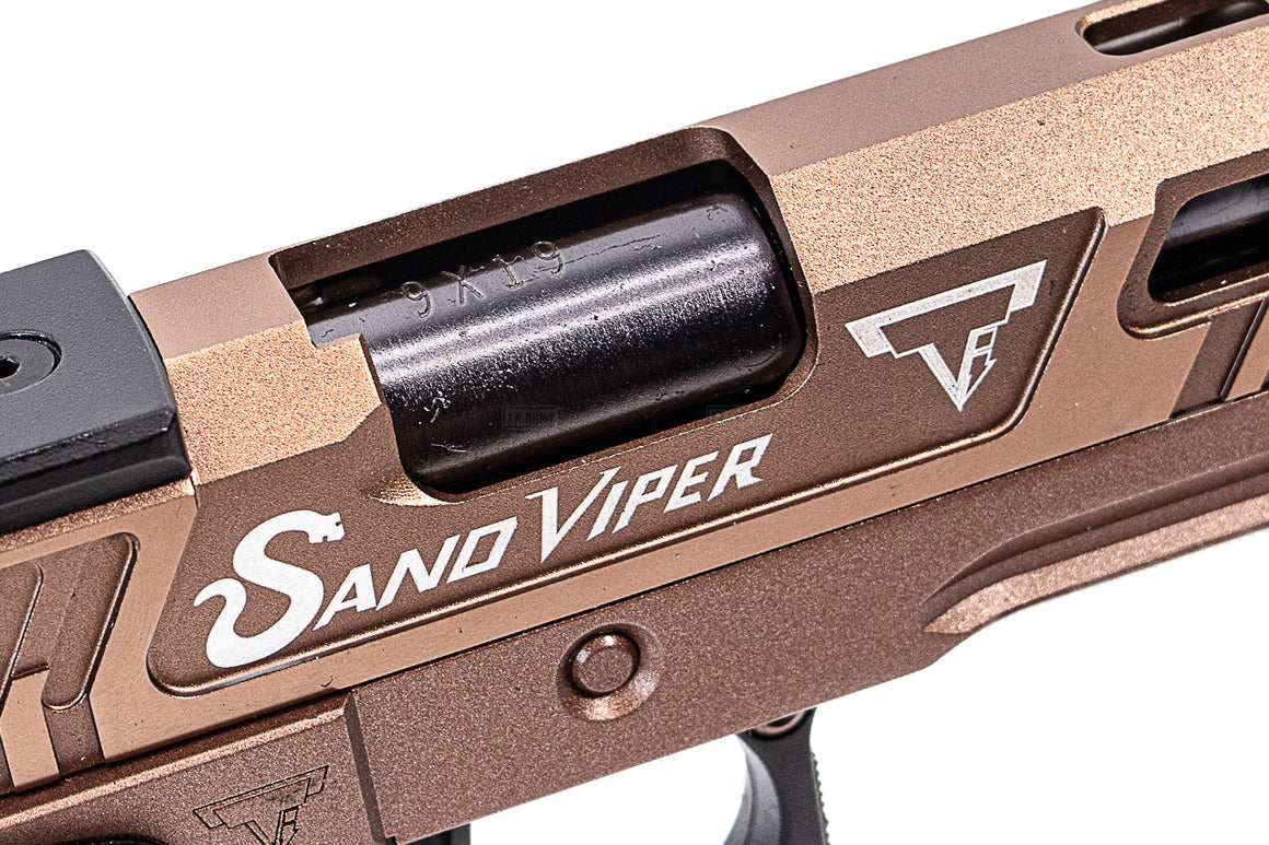 ARMY TTI Licensed Sand Viper CNC Slide Hi-Capa GBB Pistol Airsoft ( R615 )