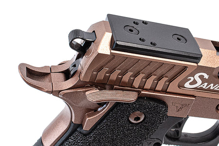 ARMY TTI Licensed Sand Viper CNC Slide Hi-Capa GBB Pistol Airsoft ( R615 )