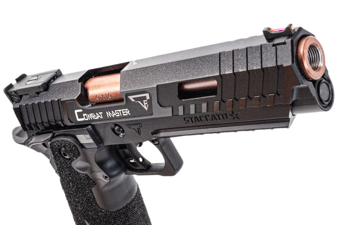 EMG Staccato 2011 x TTI Licensed JW3 Combat Master Hi-Capa GBB Pistol Airsoft ( by ARMY )