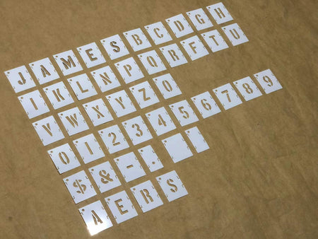 ARMY Font Text Plastic Stencils Set ( 1inch / 2inch / 3inch )-3 Inch